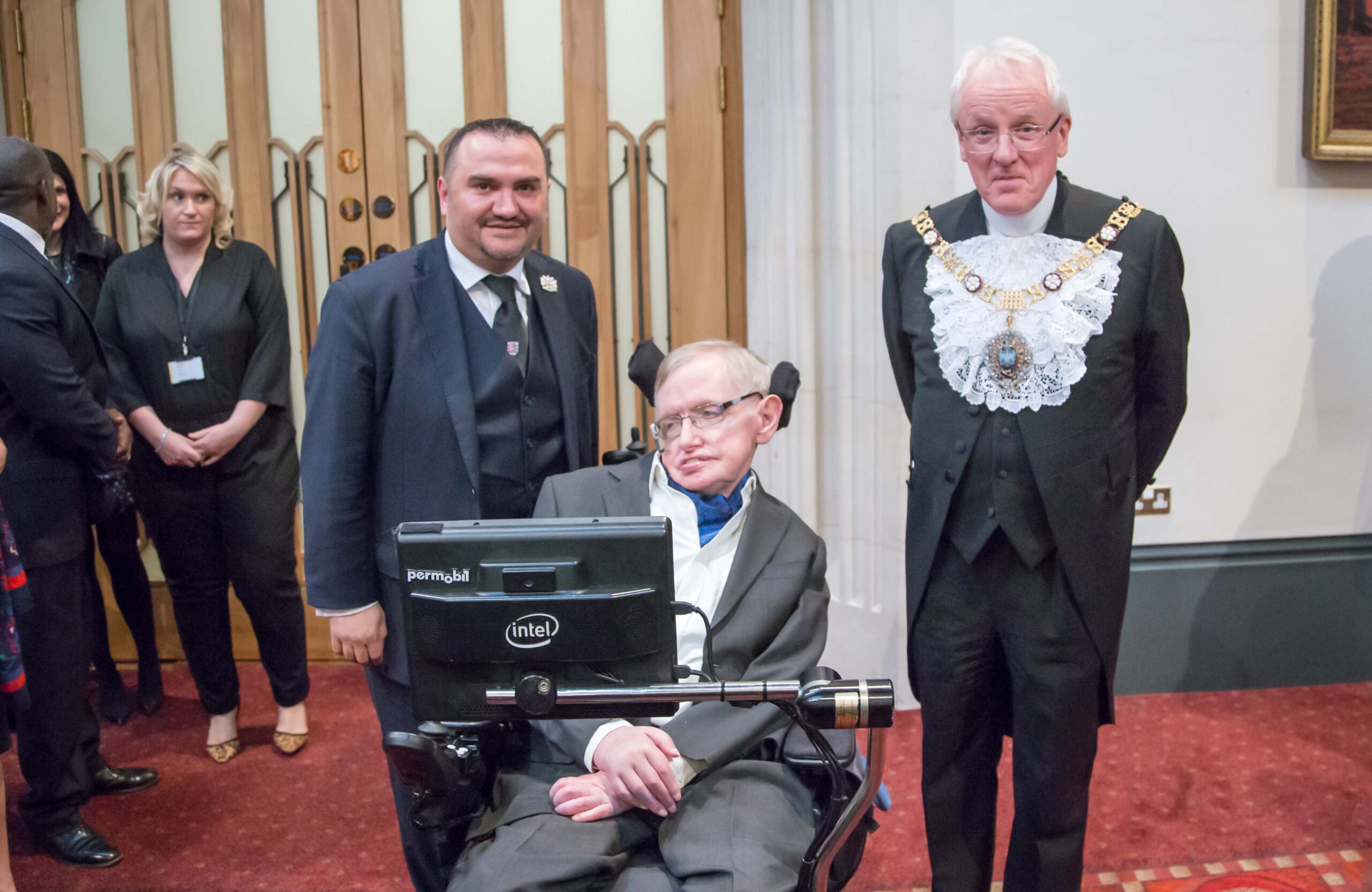 Mahir Kilic - Stephen Hawking - The Lord Mayor Alderman Dr Andrew Parmley